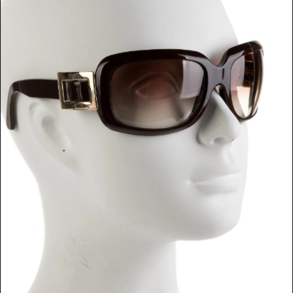 Vintage Roger Vivier Square Gradient Sunglasses
